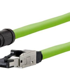 kabel LAN Metz Connect 142M6X18050, 1 szt., M12, CAT 6a, SF/UTP, 5.00 m, zielony kabel LAN Metz Connect 142M6X18050, 1 szt., M12, CAT 6a, SF/UTP, 5.00 m, zielony