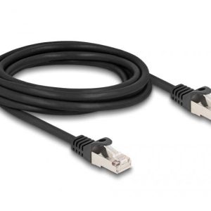 kabel LAN Delock 80189, 1 szt., RJ50, Kabel, S/FTP, 3.00 m, czarny kabel LAN Delock 80189, 1 szt., RJ50, Kabel, S/FTP, 3.00 m, czarny