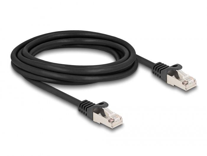 kabel LAN Delock 80189, 1 szt., RJ50, Kabel, S/FTP, 3.00 m, czarny - obrazek 1