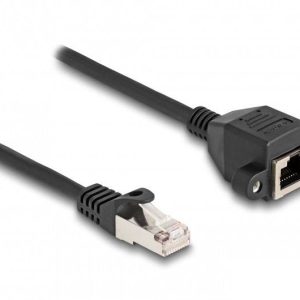 kabel LAN Delock 80196, 1 szt., RJ50, Kabel, S/FTP, 5.00 m, czarny kabel LAN Delock 80196, 1 szt., RJ50, Kabel, S/FTP, 5.00 m, czarny