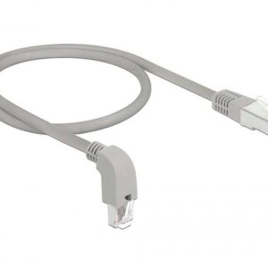 kabel LAN Delock 85873, 1 szt., RJ45, CAT 6a, S/FTP, 0.50 m, szary kabel LAN Delock 85873, 1 szt., RJ45, CAT 6a, S/FTP, 0.50 m, szary