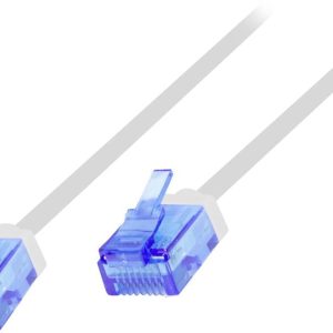 kabel LAN LogiLink CQ3021U, 1 szt., RJ45, CAT 6a, U/UTP, 0.50 m, biały kabel LAN LogiLink CQ3021U, 1 szt., RJ45, CAT 6a, U/UTP, 0.50 m, biały