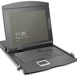 Konsola KVM, HDMI Digitus DS-72221-6US, Myszka, Klawiatura, 1920 x 1080 Pixel, Ilość przełączalnych PC: 8