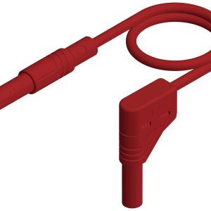 Przewód pomiarowy Hirschmann Test & Measurement MLS SIL WG 100/1, czerwony Przewód pomiarowy Hirschmann Test & Measurement MLS SIL WG 100/1, czerwony
