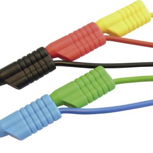 VOLTCRAFT MS 4100S Zestaw przewodów pomiarowych złącze męskie, lamelkowe 4 mm złącze męskie, lamelkowe 4 mm 1.00 m czerw VOLTCRAFT MS 4100S Zestaw przewodów pomiarowych złącze męskie, lamelkowe 4 mm złącze męskie, lamelkowe 4 mm 1.00 m czerw