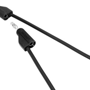 VOLTCRAFT MSB-100-1-SW Przewód pomiarowy złącze męskie, lamelkowe 4 mm złącze męskie, lamelkowe 4 mm 1 m czarny 1 szt. VOLTCRAFT MSB-100-1-SW Przewód pomiarowy złącze męskie, lamelkowe 4 mm złącze męskie, lamelkowe 4 mm 1 m czarny 1 szt.