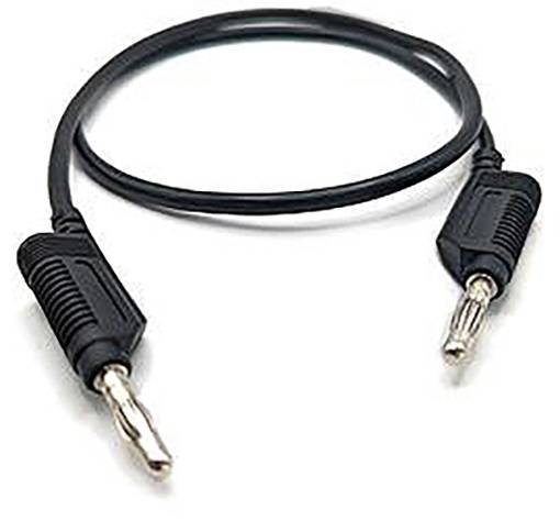 Mueller Electric 22.170-1M-0 Przewód pomiarowy złącze męskie bananowe 4 mm złącze męskie bananowe 4 mm 1 m czarny 1 szt. - obrazek 1