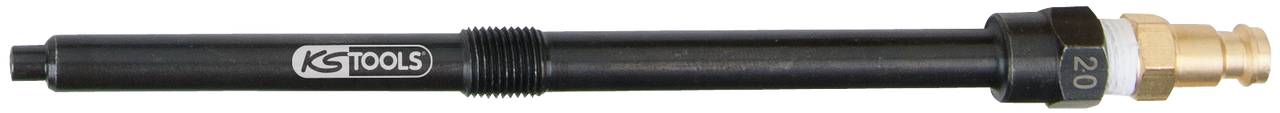 Adapter do świec żarowych, M10x1,0 z gwintem zewnętrznym, długość 175 mm KS Tools 150.3680 - obrazek 1