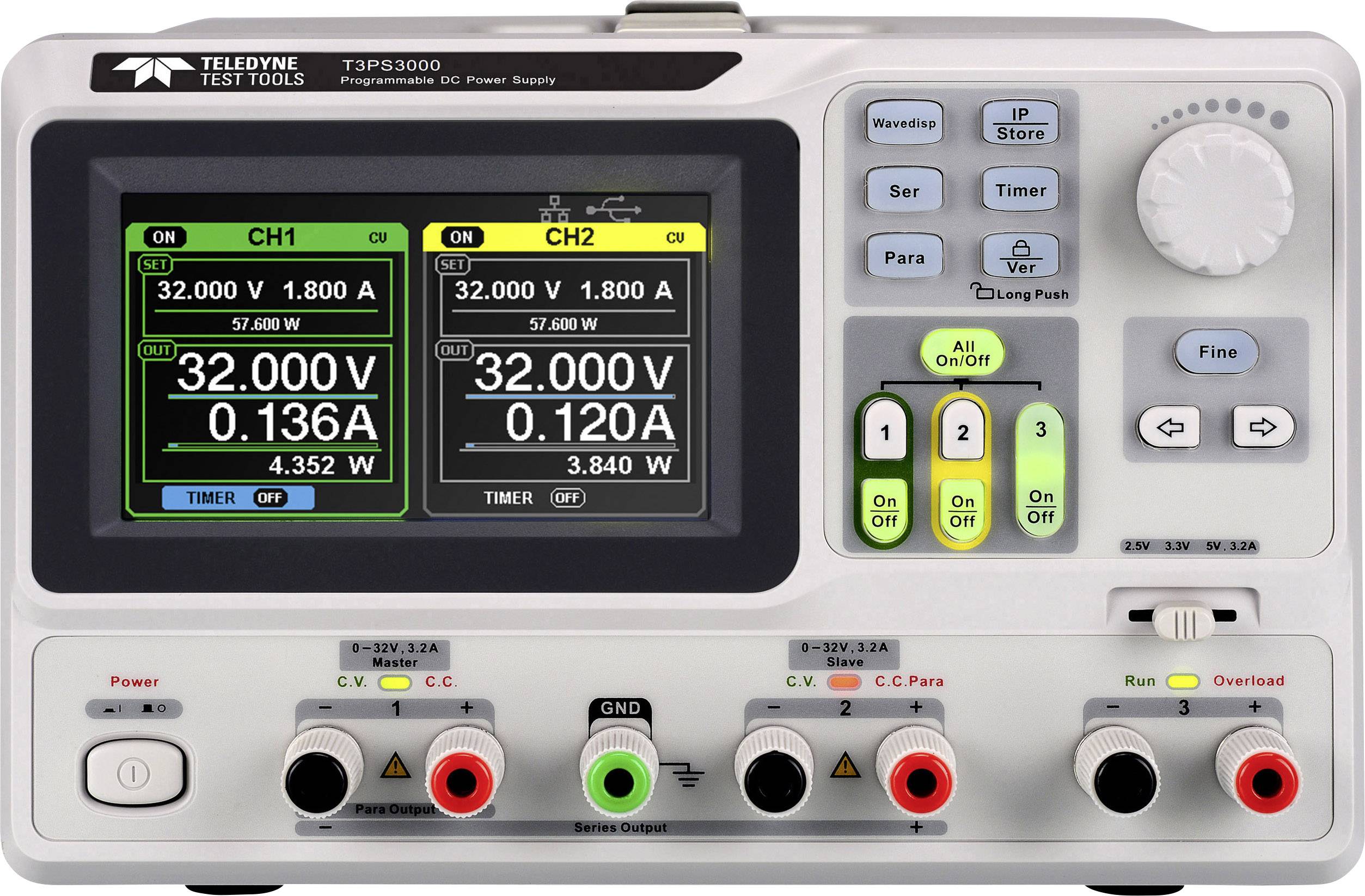 Zasilacz laboratoryjny regulowany Teledyne LeCroy T3PS3000 0 - 32 V 0 - 3.2 A - obrazek 1
