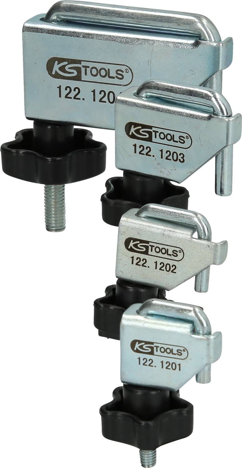 Zestaw zacisków do węży, 4 szt KS Tools 122.1200 - obrazek 1