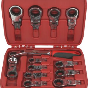 Zestaw kluczy z grzechotką, 13 szt KS Tools 503.4820