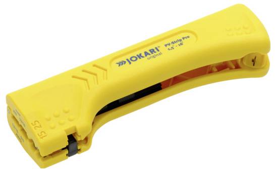 Cimco Abisolierer PV-STRIP Pro 1,5-16 qmm 120057 Narzędzie do ściągania izolacji 1.50 do 16 mm² 6 do 16 awg 5 do 26 mm