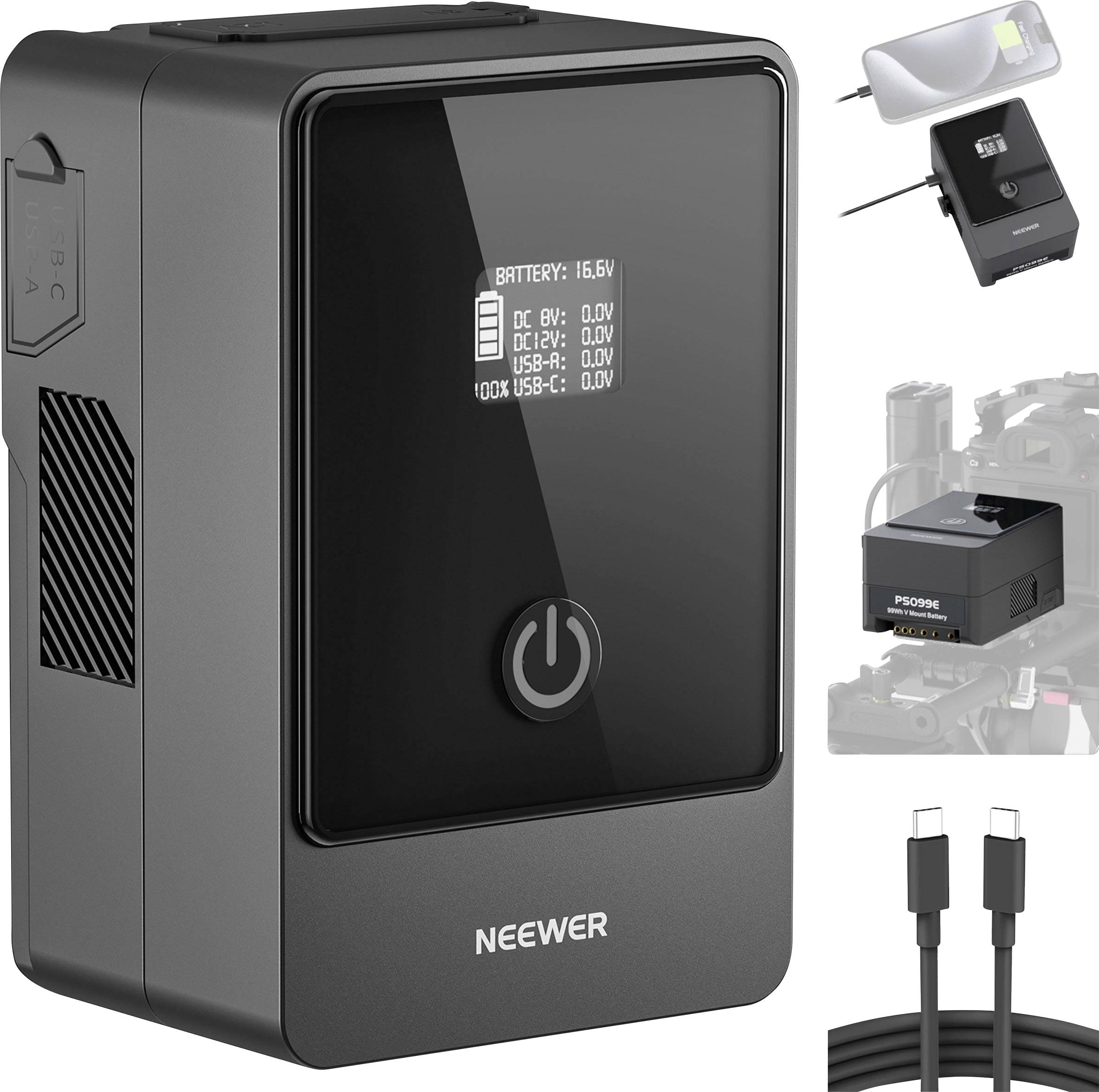 Akumulator zamienny Neewer PS099E V-Mount Lithium Akku, litowe, 14.54 V, 6800 mAh - obrazek 1
