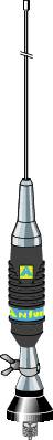 Midland T638.06 Funk 150 Antena przenośna do CB Rodzaj Lambda 1/4