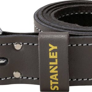 Pas narzędziowy STANLEY Ledergürtel dunkelbraun Breite 45mm L126cm 16 Loch, echtes Büffelleder STST1-80119