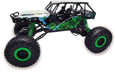 Amewi 22217 Crazy Crawler 1:10 Samochód RC dla początkujących Elektryczny Crawler Napęd na wszystkie koła zawiera akumul - obrazek 1
