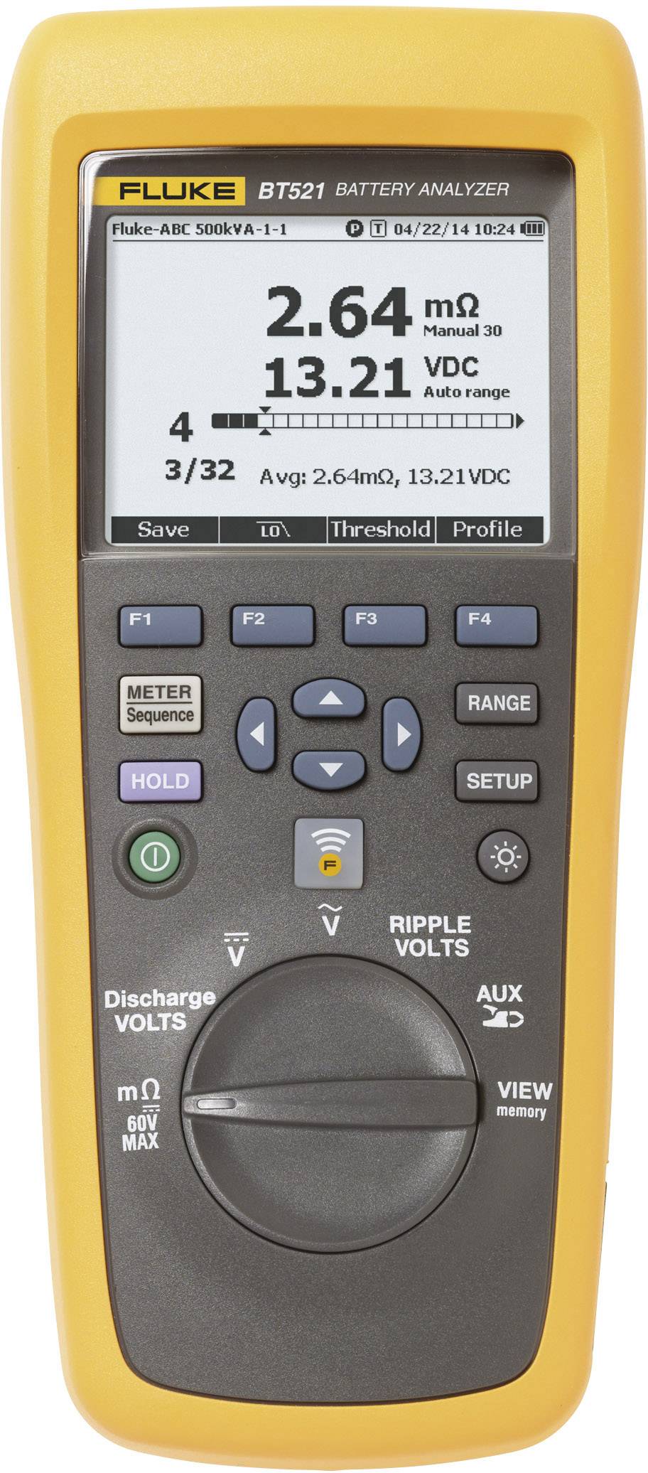 Tester akumulatorów, z miernikiem cęgowym Fluke i410, bateriami testowymi i akumulatorami Fluke BT521 - obrazek 1