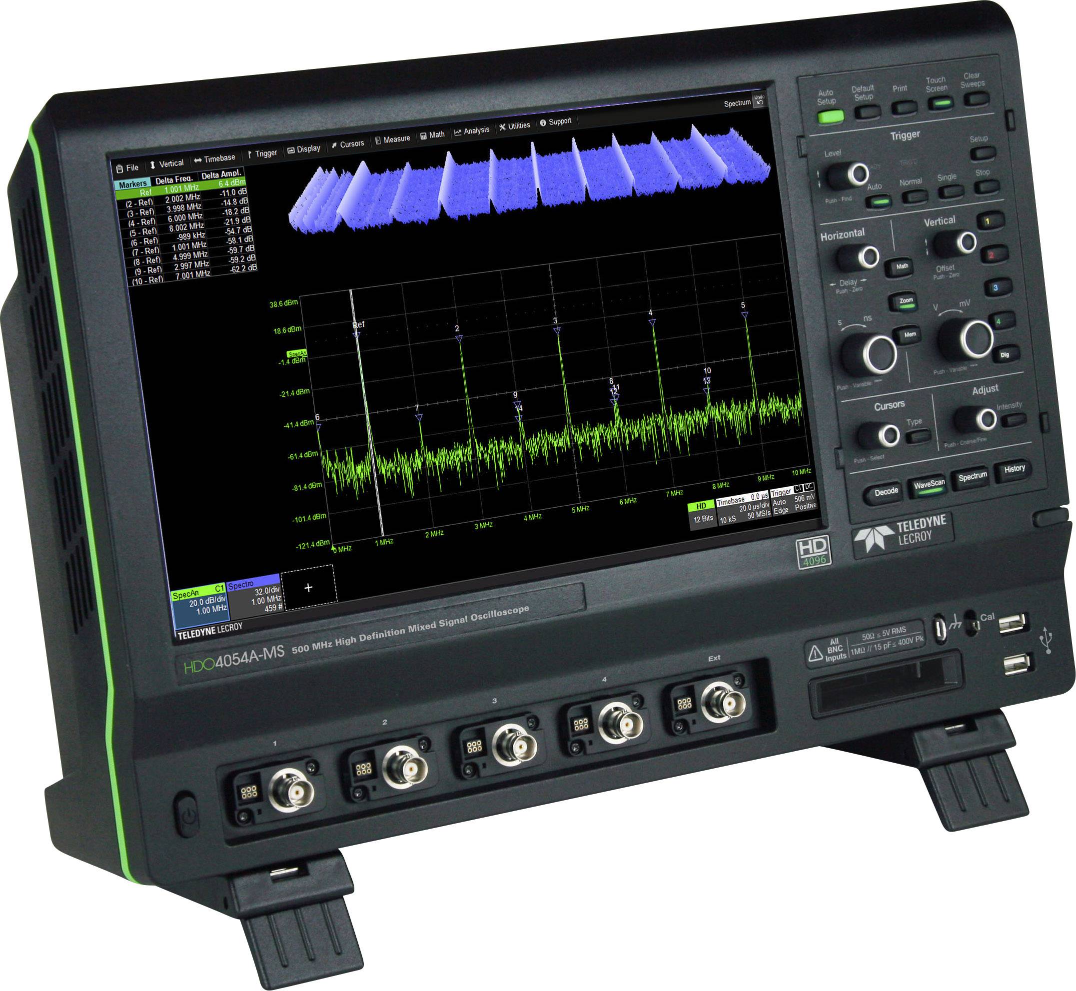 Oscyloskop cyfrowy Teledyne LeCroy HDO4054A-MS 500 MHz 10 GSa/s Kalibracja (ISO) - obrazek 1