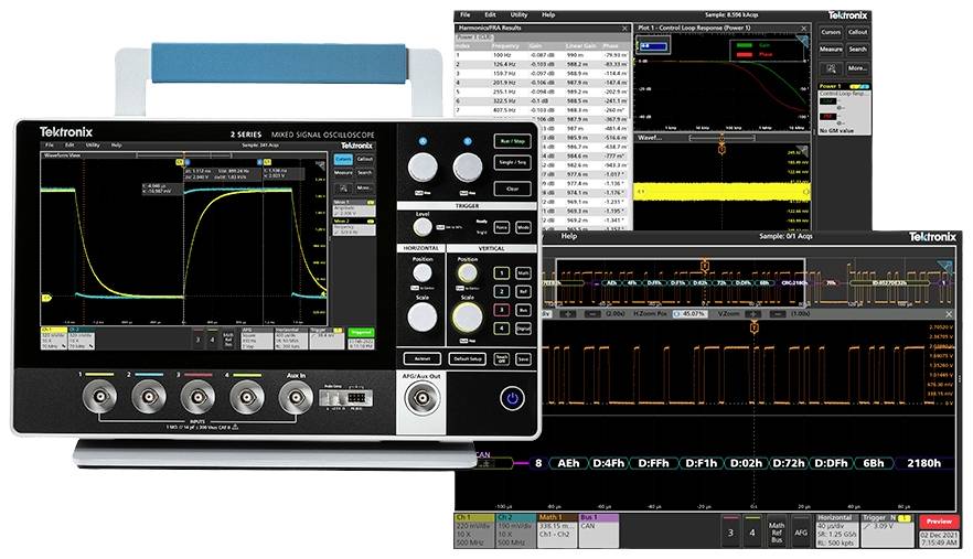 Oscyloskop cyfrowy Tektronix MSO24 2-BW-200 + 2-MSO + 2-ULTIMATE + R3 200 MHz 1.25 GSa/s - obrazek 1