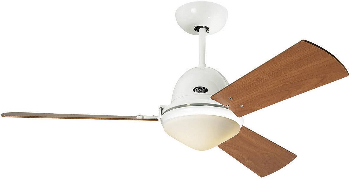 CasaFan Libeccio Wentylator sufitowy 64 W (Ø x W) 142 cm x 285 mm biały pilot zdalnego sterowania, podświetlenie, tryb z - obrazek 1
