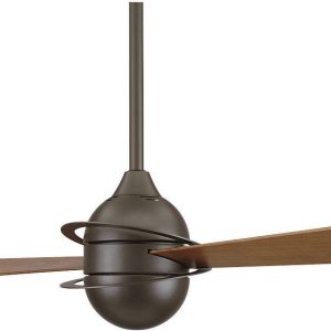 Fanimation Involution OB Wentylator sufitowy 68 W (Ø x W) 132 cm x 432 mm oil rubbed bronze przełącznik ścienny Fanimation Involution OB Wentylator sufitowy 68 W (Ø x W) 132 cm x 432 mm oil rubbed bronze przełącznik ścienny