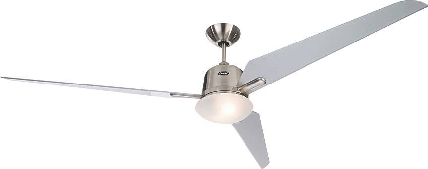 CasaFan Eco Aviatos 162 BN-SL Wentylator sufitowy 31 W (Ø x W) 162 cm x 365 mm chrom (szczotkowany) możliwość odwrócenia - obrazek 1
