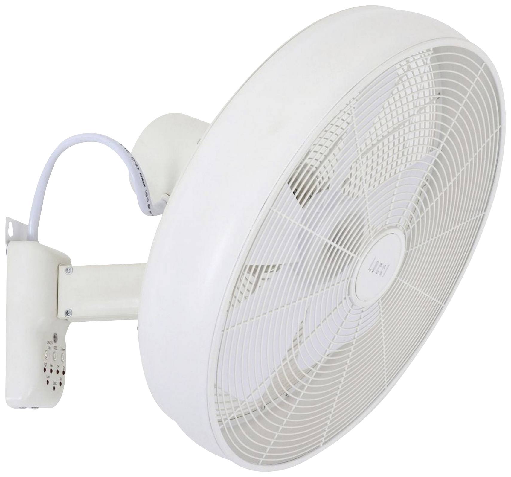 Lucci AIR Breeze Wentylator ścienny 50 W (Ø) 460 mm biały ruch wahadłowy - obrazek 1