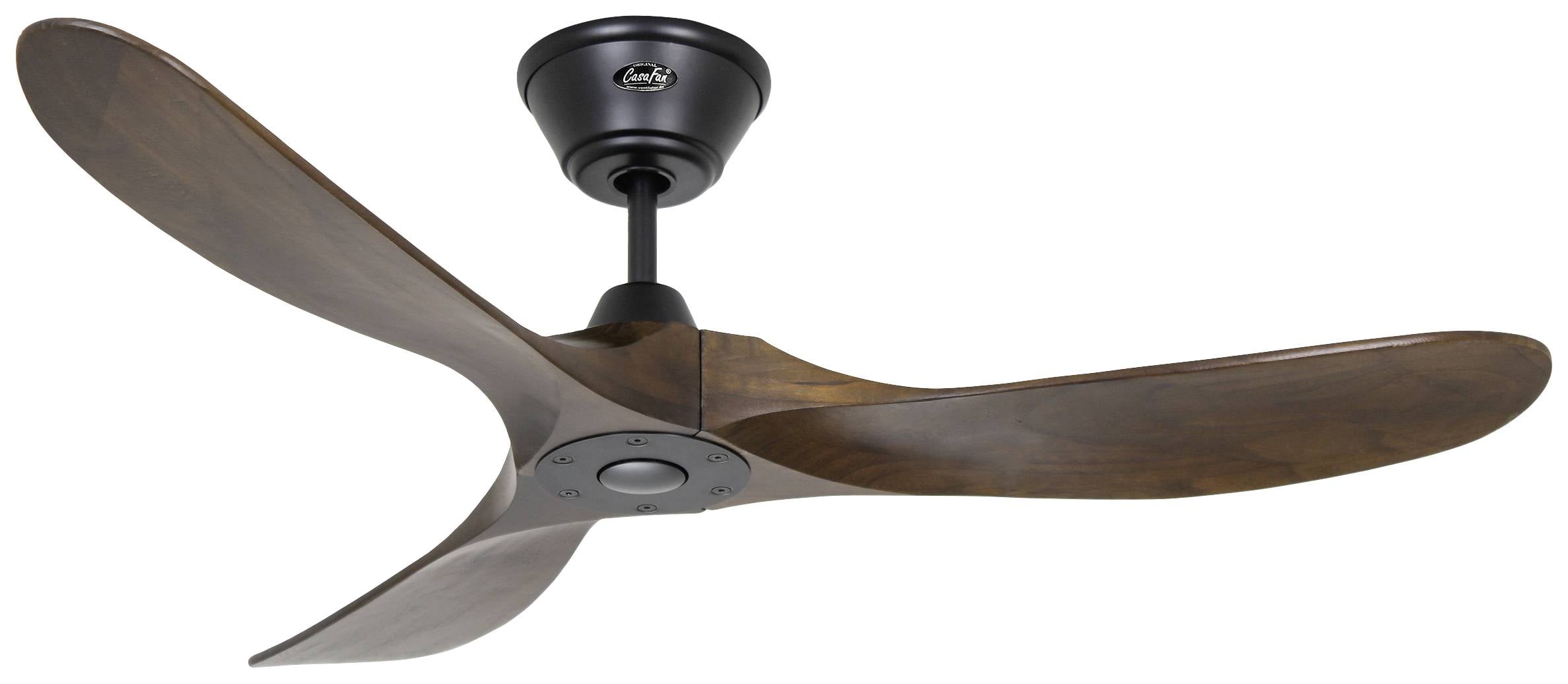 CasaFan ECO GENUINO 122 MS-NB Wentylator sufitowy 11.3 W (Ø x W) 1220 mm x 280 mm czarny (matowy) pilot zdalnego sterowa - obrazek 1