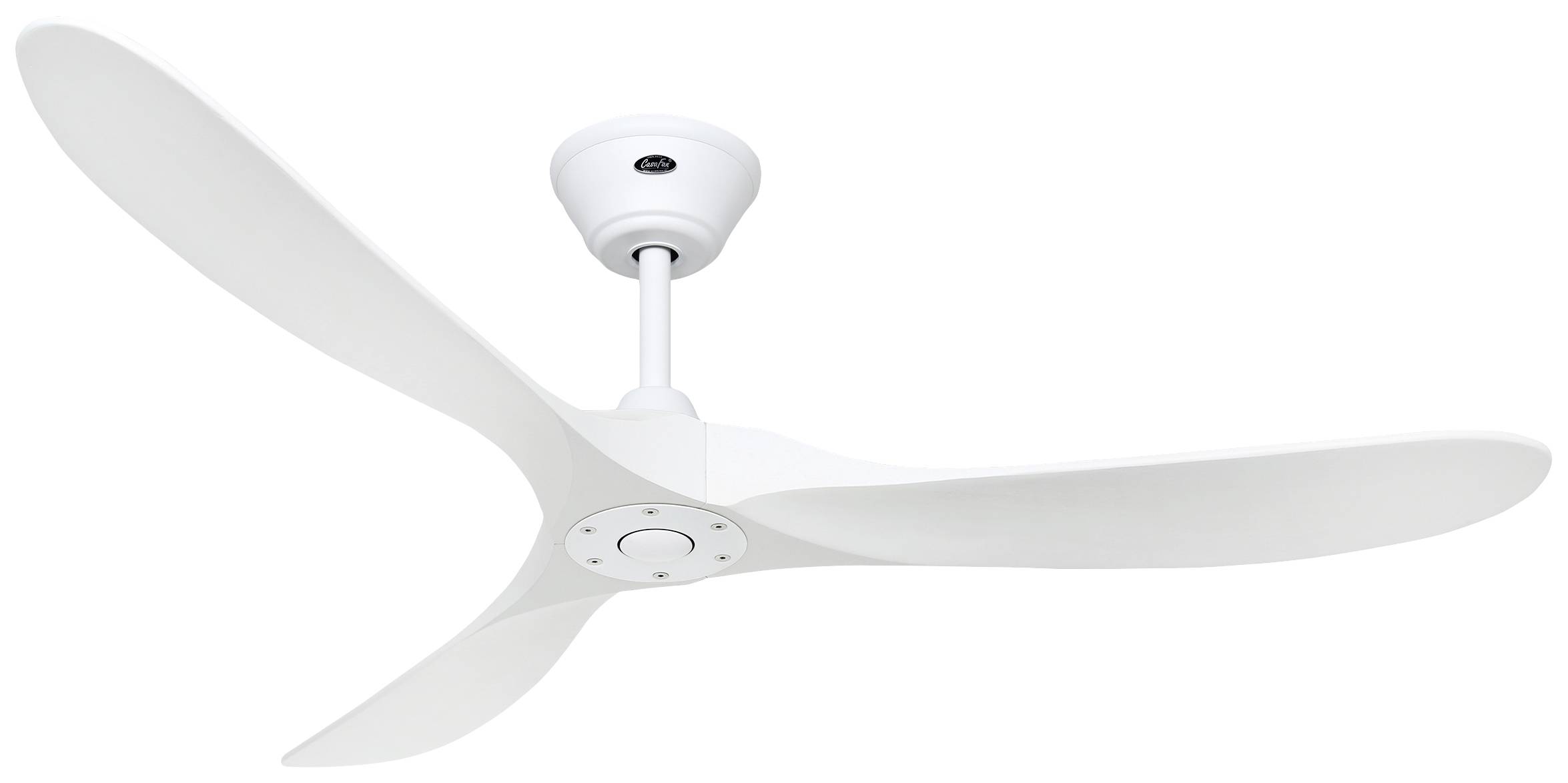 CasaFan ECO GENUINO 152 MW-MW Wentylator sufitowy 16.6 W (Ø x W) 1520 mm x 285 mm biały (matowy) pilot zdalnego sterowan - obrazek 1
