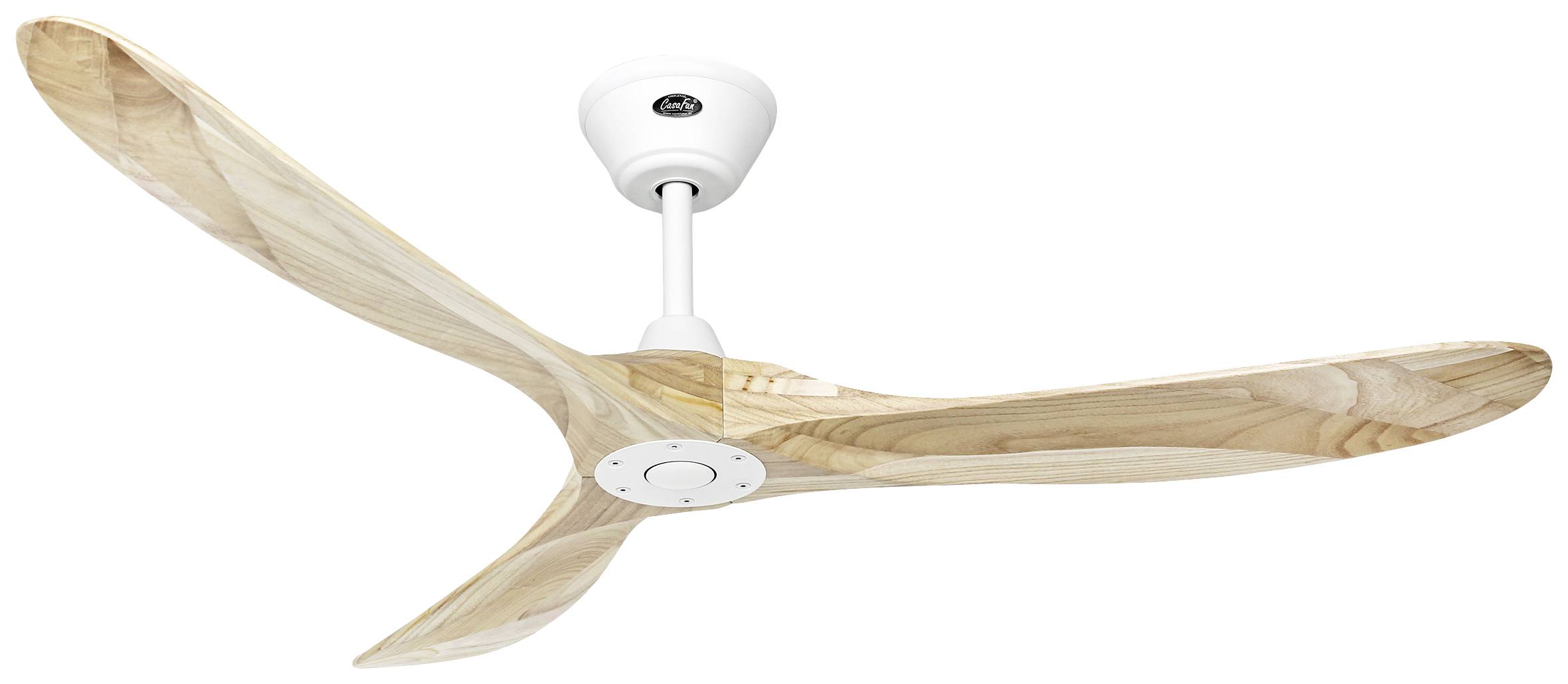 CasaFan ECO GENUINO 152 MW-NT Wentylator sufitowy 16.6 W (Ø x W) 1520 mm x 285 mm biały (matowy) pilot zdalnego sterowan - obrazek 1