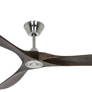 CasaFan ECO GENUINO 180 BN-NB Wentylator sufitowy 30 W (Ø x W) 1800 mm x 290 mm chrom pilot zdalnego sterowania, tryb zi CasaFan ECO GENUINO 180 BN-NB Wentylator sufitowy 30 W (Ø x W) 1800 mm x 290 mm chrom pilot zdalnego sterowania, tryb zi