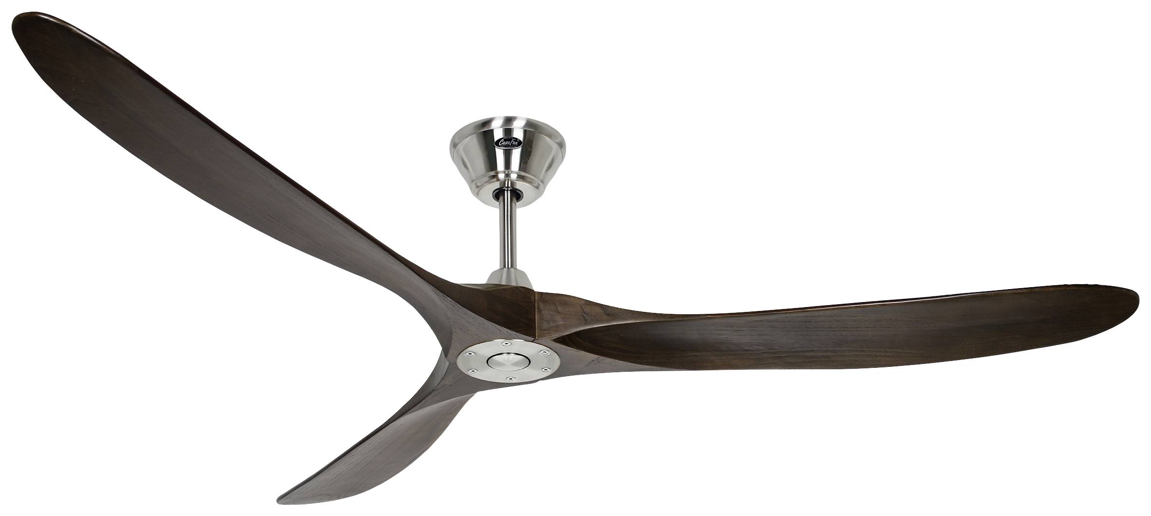 CasaFan ECO GENUINO 180 BN-NB Wentylator sufitowy 30 W (Ø x W) 1800 mm x 290 mm chrom pilot zdalnego sterowania, tryb zi - obrazek 1