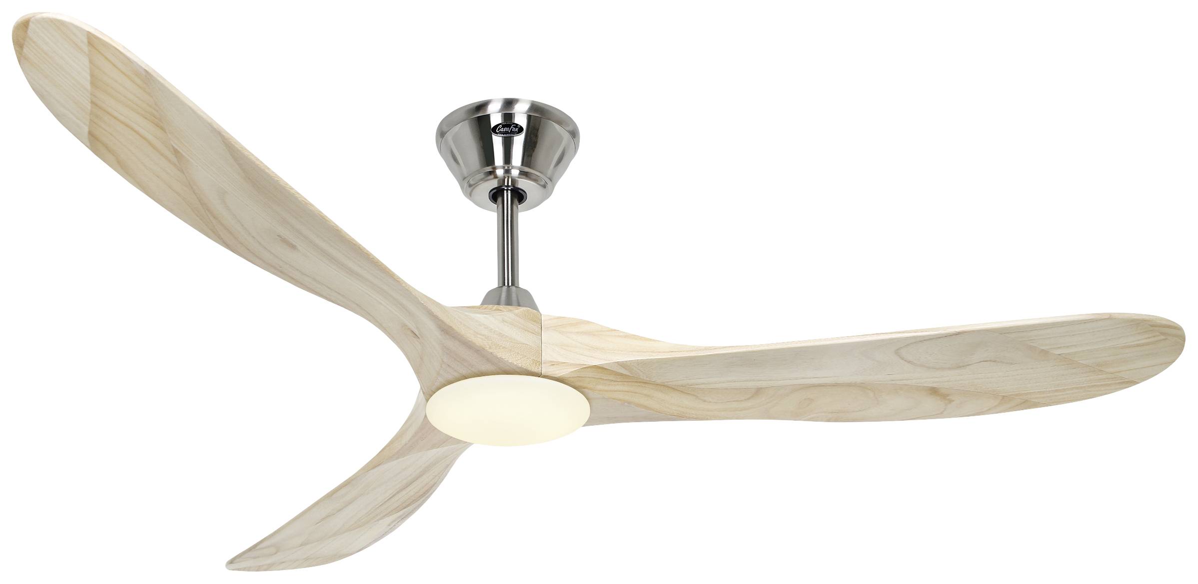 CasaFan ECO GENUINO-L 152 BN-NT Wentylator sufitowy 16.5 W (Ø x W) 1520 mm x 340 mm chrom pilot zdalnego sterowania, try - obrazek 1