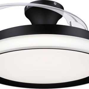 Philips LED Bliss Wentylator sufitowy 28 W, 35 W (Ø x W) 510 mm x 418 mm czarny podświetlenie, timer Philips LED Bliss Wentylator sufitowy 28 W, 35 W (Ø x W) 510 mm x 418 mm czarny podświetlenie, timer