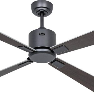 CasaFan ECO NEO III 132 BG-WN/SI WiFi Flügel Wenge/silber Wentylator sufitowy 27 W (Ø x W) 132 cm x 360 mm ciemnoszary p CasaFan ECO NEO III 132 BG-WN/SI WiFi Flügel Wenge/silber Wentylator sufitowy 27 W (Ø x W) 132 cm x 360 mm ciemnoszary p