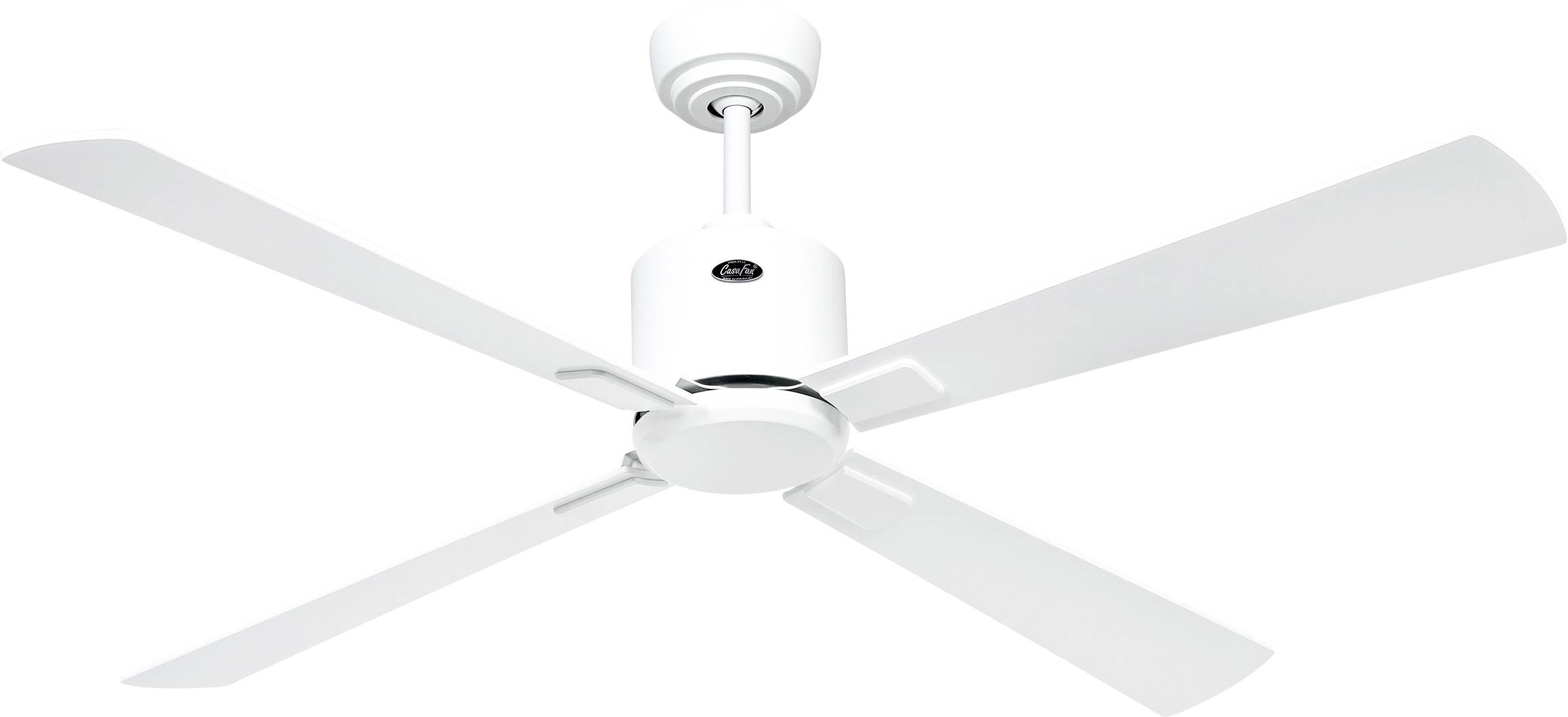 CasaFan ECO NEO III 132 WE-WE/LG WiFi Flügel Weiß/Lichtgrau Wentylator sufitowy 27 W (Ø x W) 132 cm x 360 mm biały pilot - obrazek 1