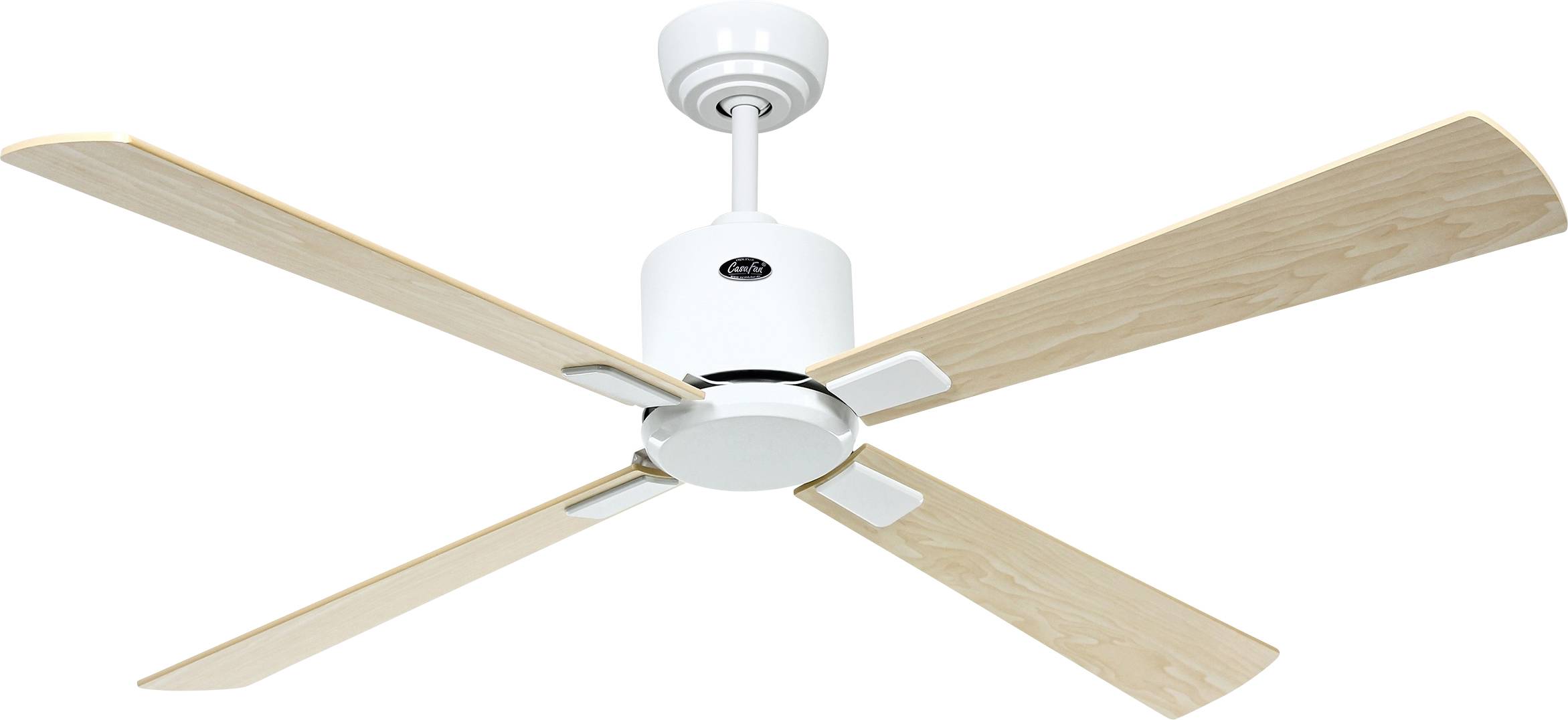 CasaFan ECO NEO III 132 WE-AH/BU WiFi Flügel Ahorn/Buche Wentylator sufitowy 27 W (Ø x W) 132 cm x 360 mm biały pilot zd - obrazek 1