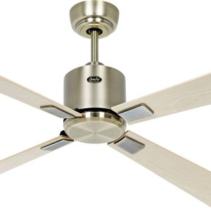 CasaFan ECO NEO III 132 MA-AH/BU WiFi Flügel Ahorn/Buche Wentylator sufitowy 27 W (Ø x W) 132 cm x 360 mm mosiądz antycz CasaFan ECO NEO III 132 MA-AH/BU WiFi Flügel Ahorn/Buche Wentylator sufitowy 27 W (Ø x W) 132 cm x 360 mm mosiądz antycz