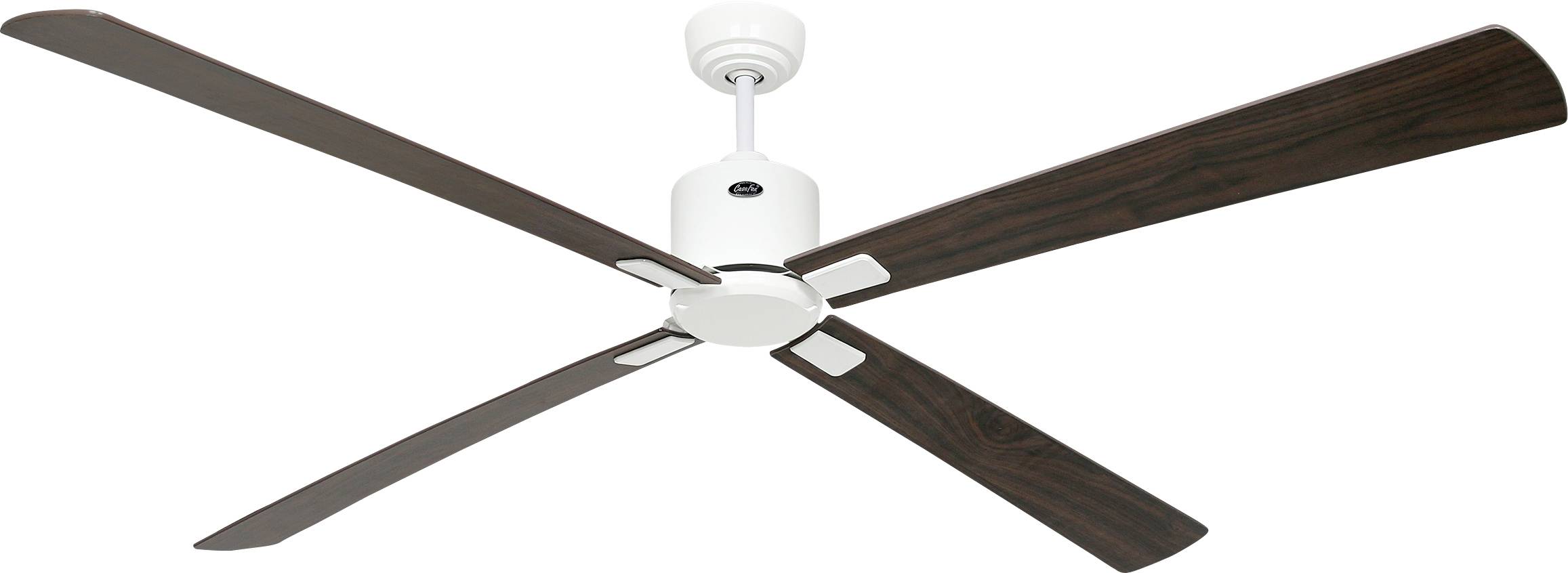 CasaFan ECO NEO III 180-4 WE-NB/KI WiFi Flügel Nussbaum/Kirsche Wentylator sufitowy 28 W (Ø x W) 180 cm x 360 mm biały p - obrazek 1