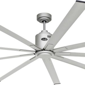 CasaFan BIG SMOOTH ECO 220 TS-TS Flügel Titansilber Wentylator sufitowy 35 W (Ø x W) 224 cm x 460 mm tytanowo-srebrny pi CasaFan BIG SMOOTH ECO 220 TS-TS Flügel Titansilber Wentylator sufitowy 35 W (Ø x W) 224 cm x 460 mm tytanowo-srebrny pi