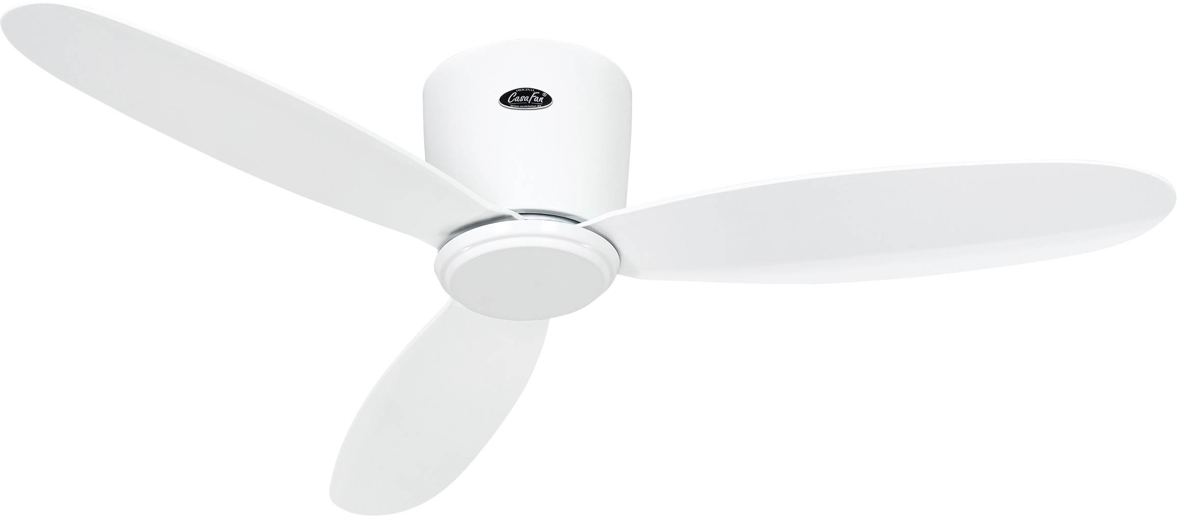 CasaFan ECO PLANO II 112 WE-WE WiFi Wentylator sufitowy 13 W (Ø x W) 112 cm x 160 mm biały pilot zdalnego sterowania, ti - obrazek 1