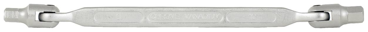KS Tools 517.0342 5170342 Klucz przegubowy podwójny 5 - 6 mm Kształt końcówki Zewnętrzny profil sześciokątny 218 mm 1 sz - obrazek 1