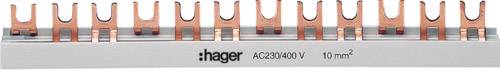 Hager KDN363B Hacker KDN363B akcesoria Szyna fazowa szary 1 szt. - obrazek 1