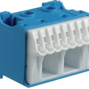 Hager KN10N Blok przyłączeniowy Hager KN10N niebieski – biały Blok zacisków niebieski 63 A 1 szt. Hager KN10N Blok przyłączeniowy Hager KN10N niebieski – biały Blok zacisków niebieski 63 A 1 szt.