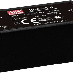 MEAN WELL IRM-05-5 Zasilacz AC/DC 5 V/DC 1 A 5 W MEAN WELL IRM-05-5 Zasilacz AC/DC 5 V/DC 1 A 5 W