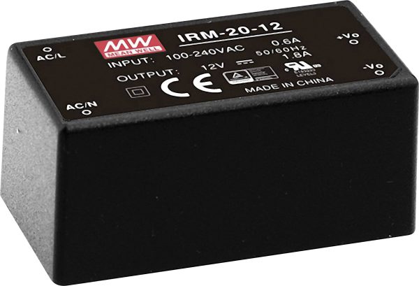 MEAN WELL IRM-20-24 Zasilacz AC/DC 24 V/DC 0.9 A 21.6 W