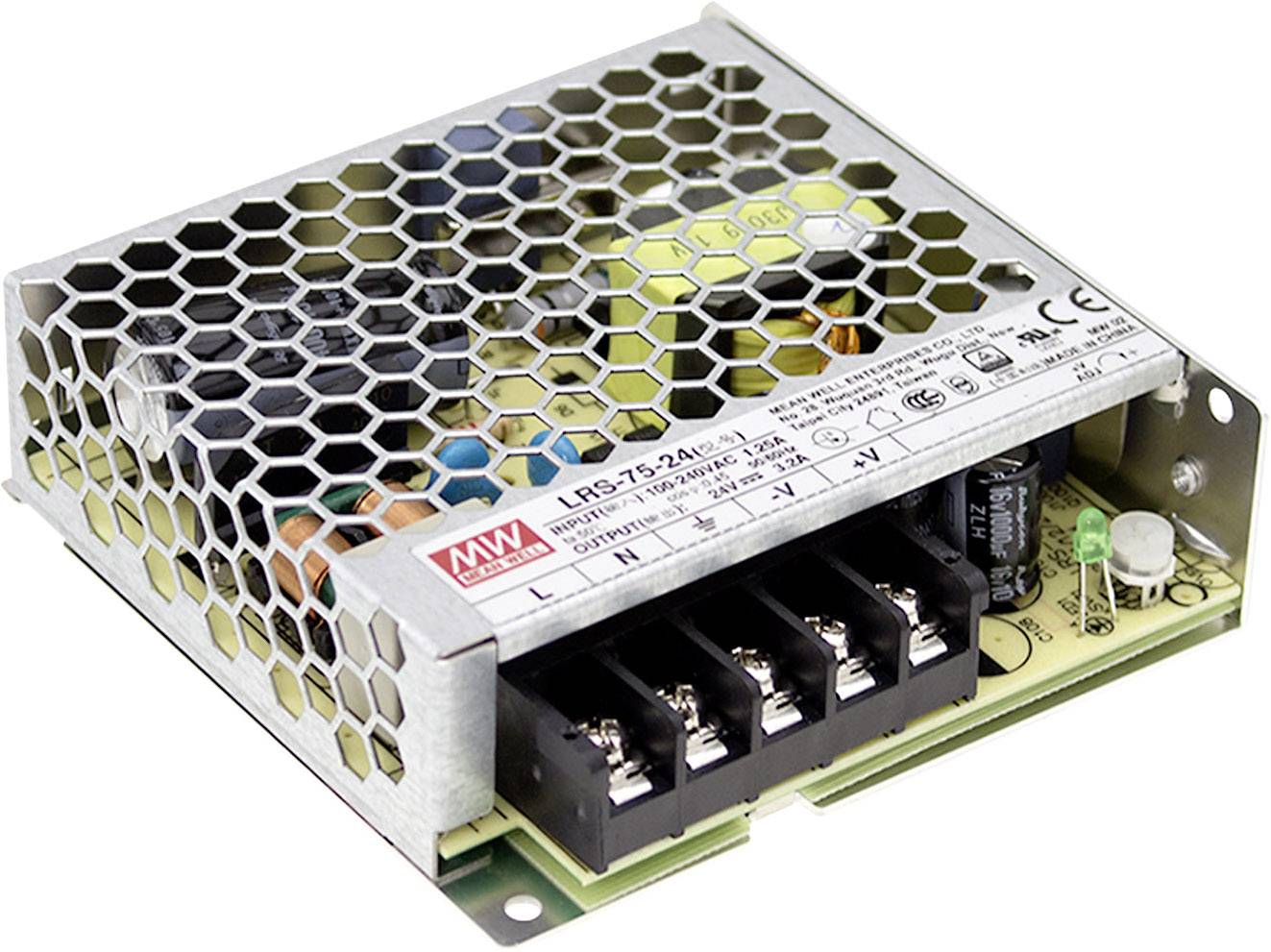 Zasilacz MEAN WELL LRS-75-24 24 V/DC 3.2 A 76.8 W - obrazek 1