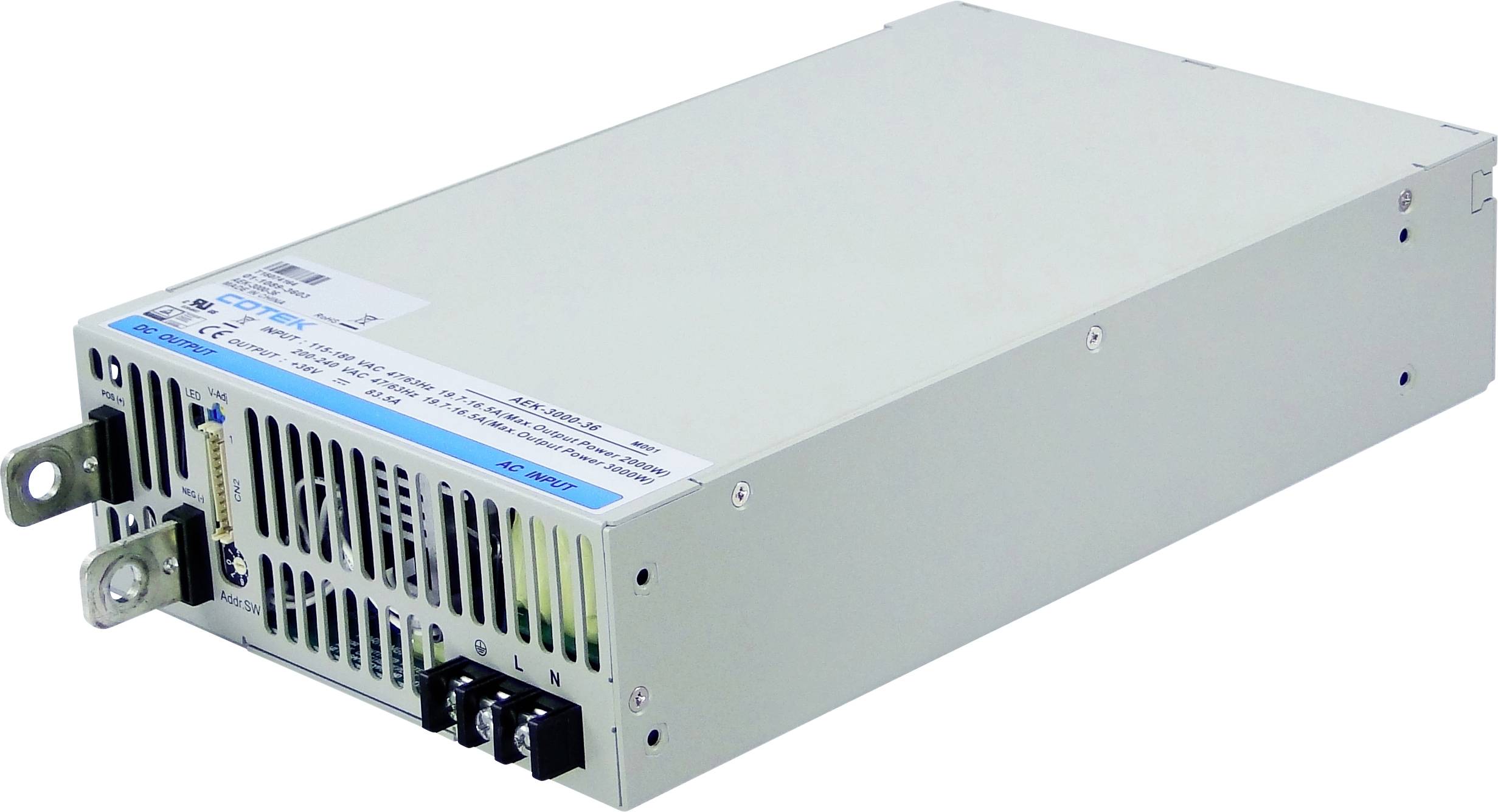 Dehner Elektronik AEK 3000-200 Zasilacz przemysłowy AC/DC 200 V/DC 15 A 3000 W - obrazek 1
