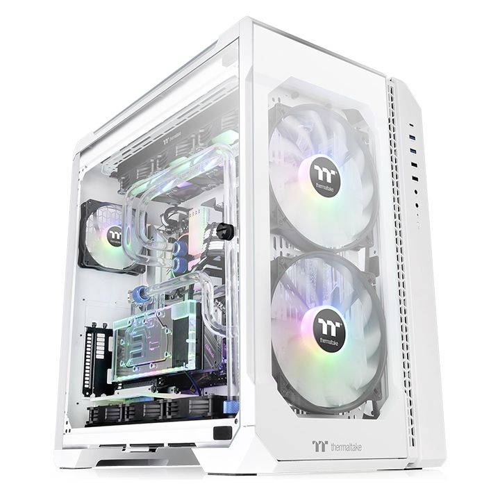 Thermaltake View 51 TG ARGB Snow Midi Tower Obudowa do komputera biały - obrazek 1