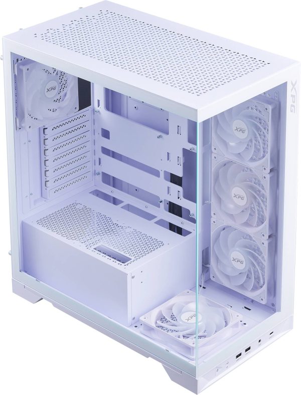 XPG INVADER X BTF Midi Tower Obudowa do komputera biały